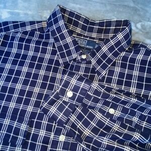 Polo Ralph Lauren Whitfield Plaid Button Down Shirt Mens XL Long Sleeve Preppy